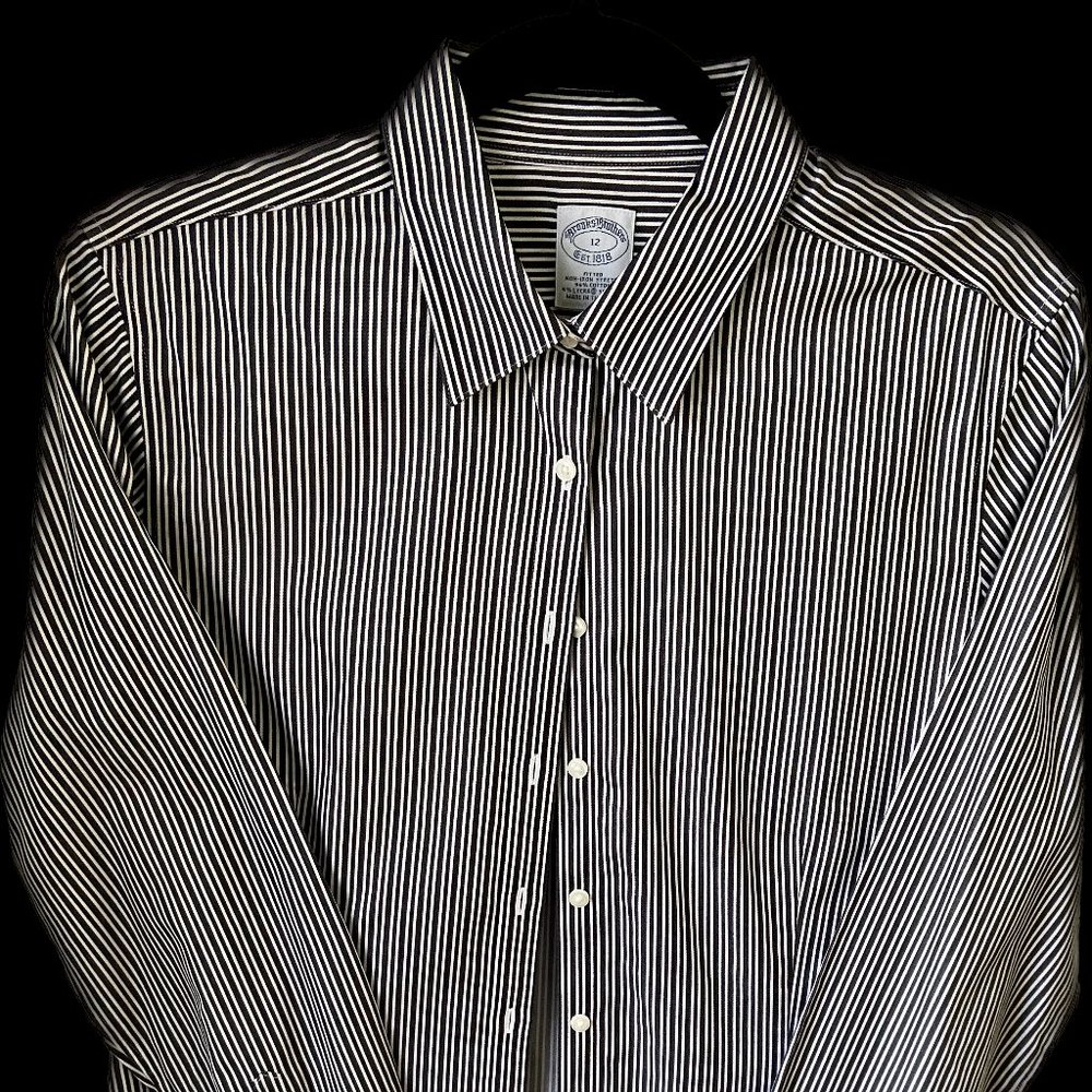 Brooks Brothers Women's Fitted Non-iron Stretch Blouse